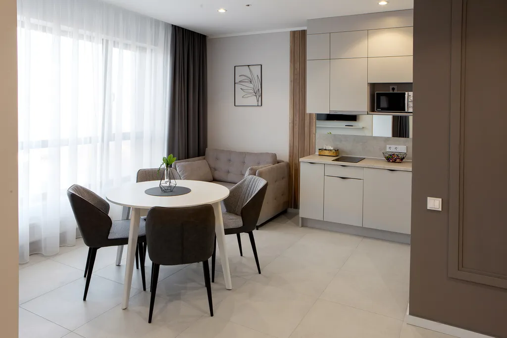 Апартаменты 4Кайф Kristall Apart с видом на море