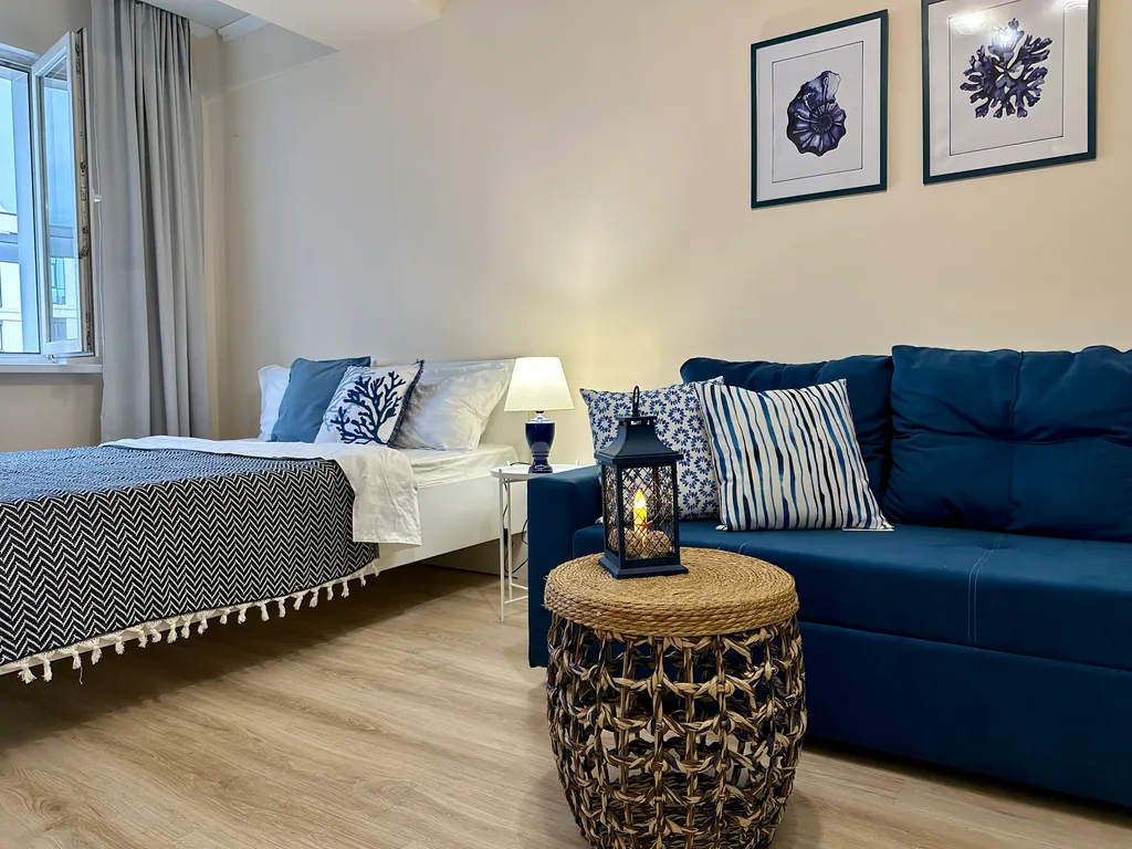 Красивая квартира Канкун в морском стиле в центре города