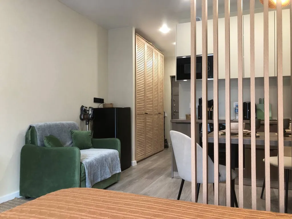 Студия рядом с рекой для трех гостей