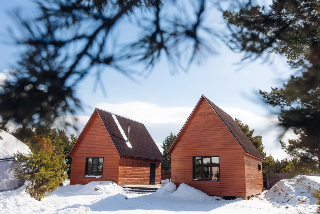Домик на Байкале в скандинавском стиле