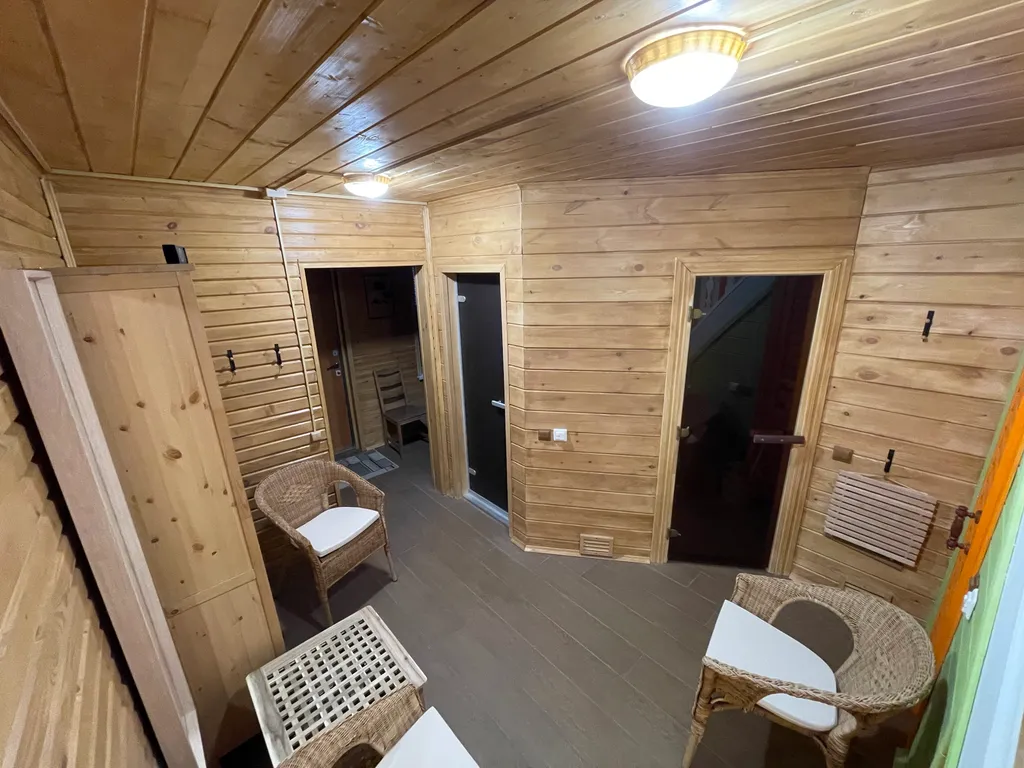 Деревянный домик со spa зоной