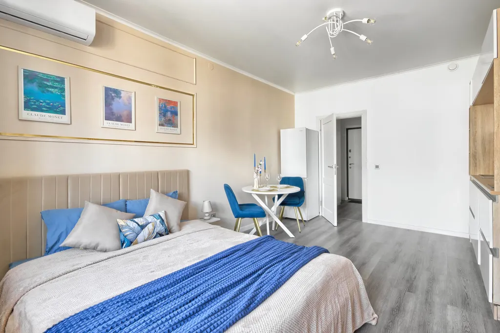 Квартира Квартира Уютная студия на проспекте Ветеранов — Санкт-Петербург