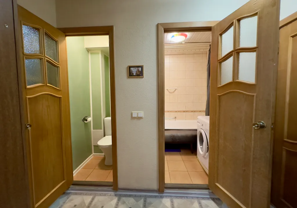 Квартира Квартира Уютная однушка у метро Проспект Просвещения на 5 мест — Санкт-Петербург