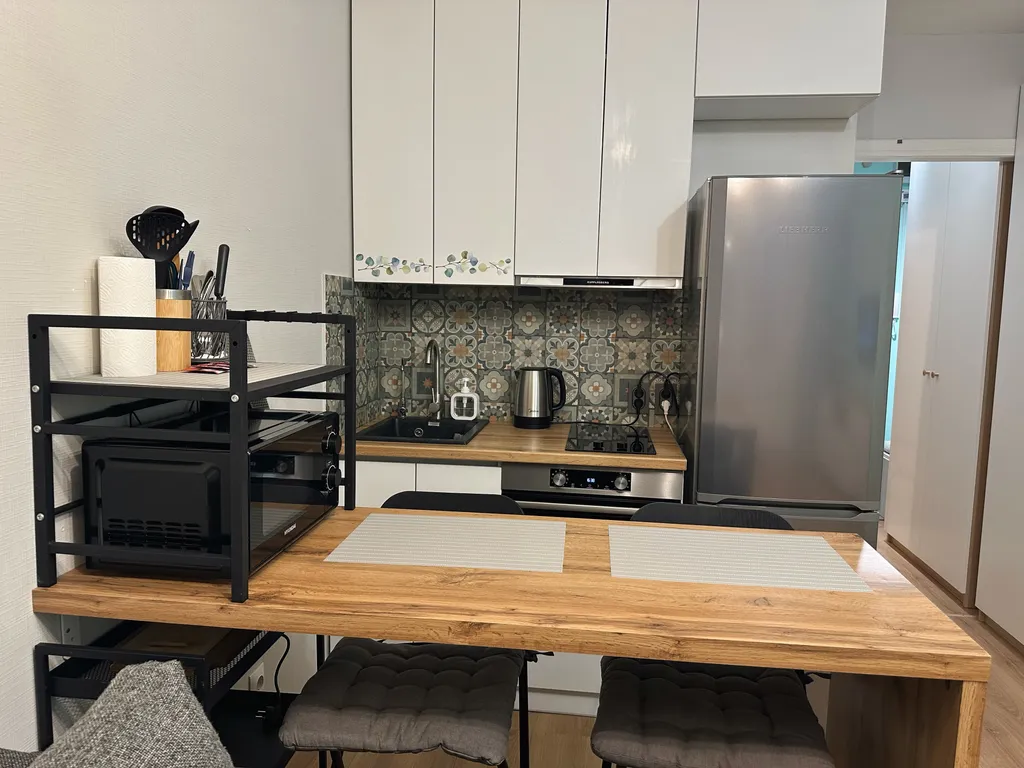 Квартира Квартира Уютная студия в ЖК Живи в Курортном — Песочный