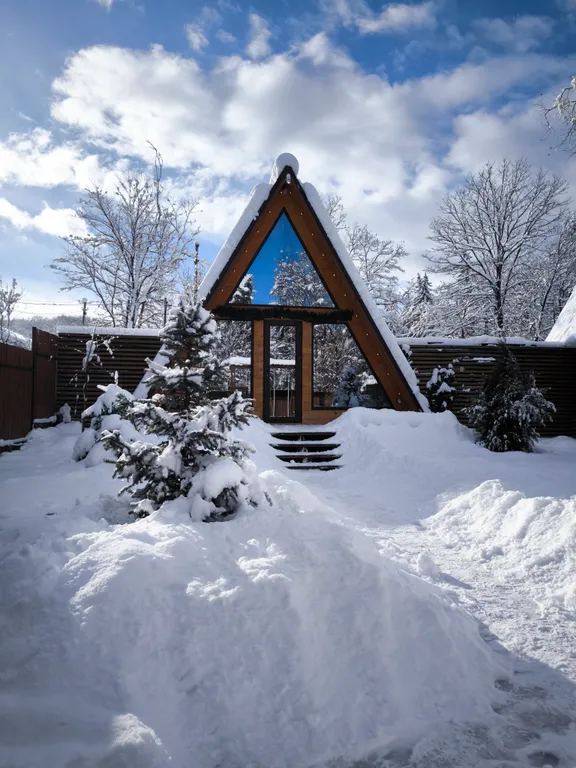 Шале в стиле Афрейм с индивидуальной территорией