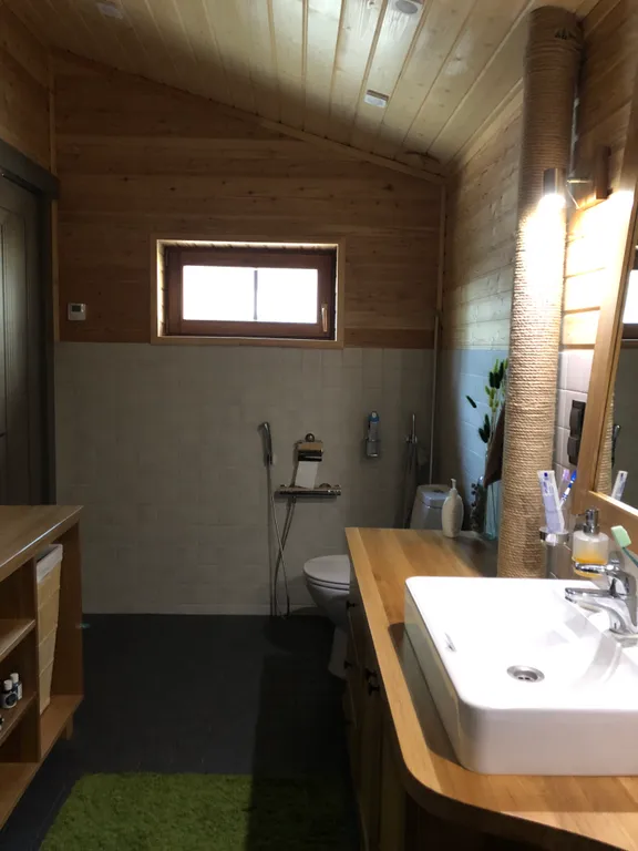 Шале в Карелии с баней на берегу озера