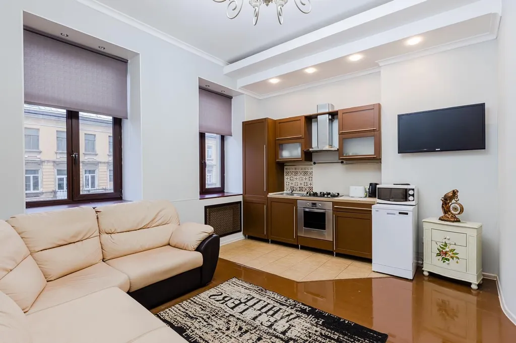 Уютная двухкомнатная в центре