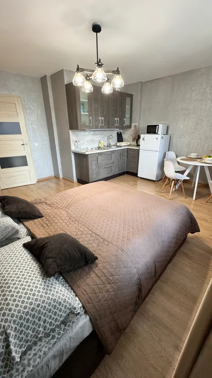 Квартира Квартира Студия у метро Ладожская для 2+1 гостей — Санкт-Петербург