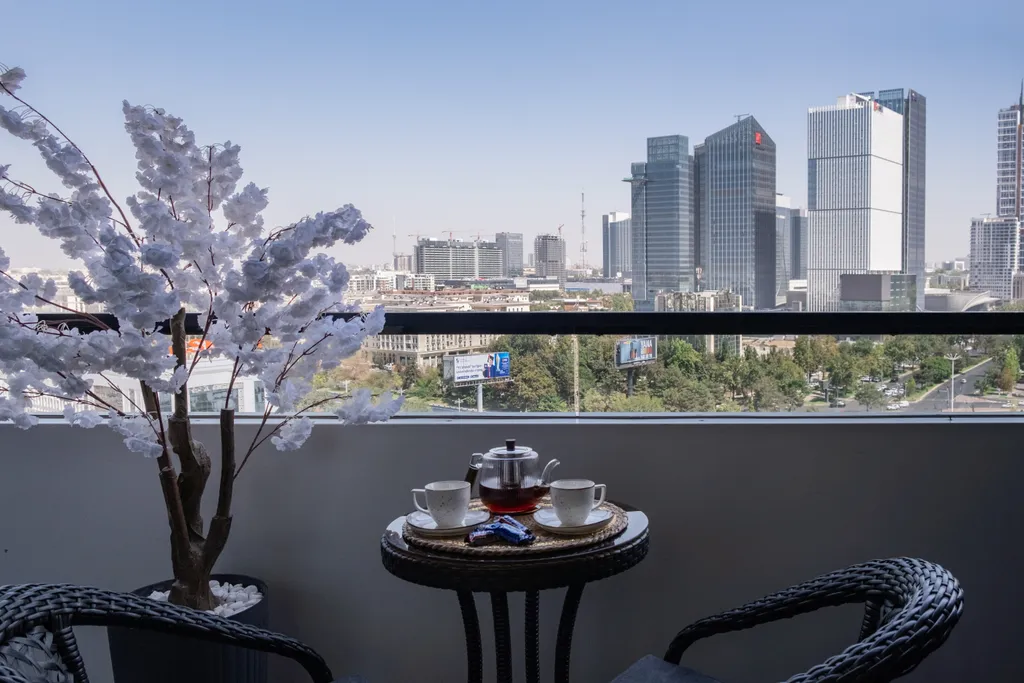 Квартира Современная комфортная студия в сердце Ташкента — аренда посуточно в Ташкент