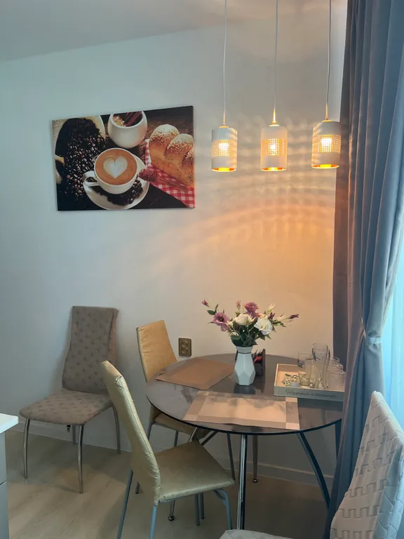 Большая квартира с зонированием и с видом на лес