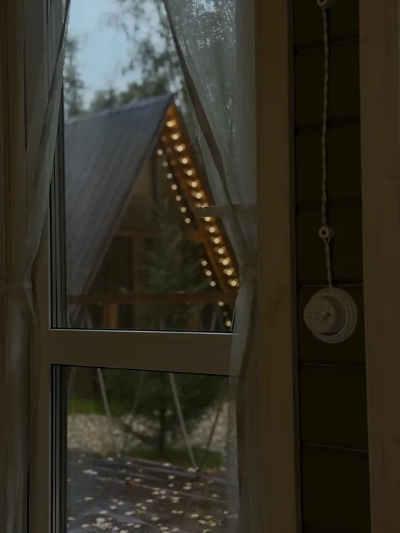 Дом А-фрейм на Рыбинском море