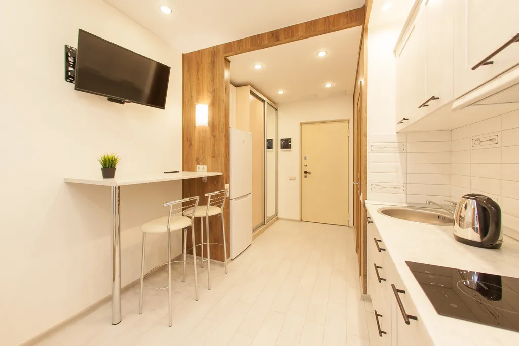 Квартира-студия с евроремонтом