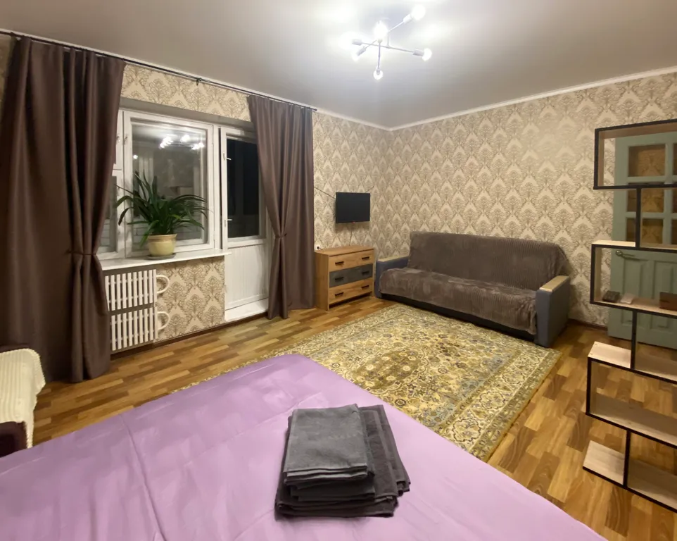 Просторная 1-комнатная квартира в ЖК Спутник, рядом с М4 — аренда посуточно в Воронеж