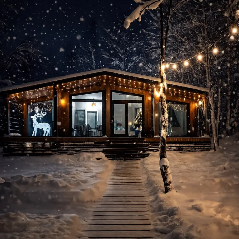 Уютный трёхкомнатный домик в лесу с баней