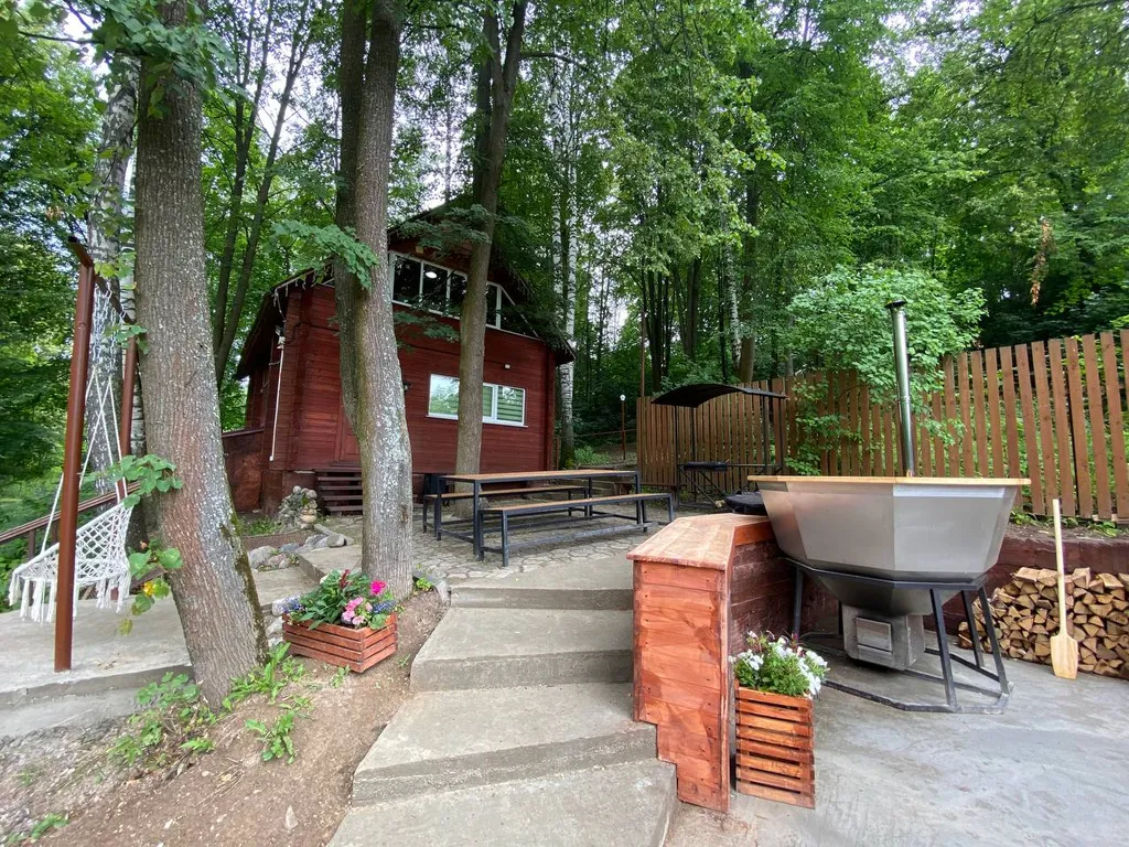 Коттедж Русская баня с сибирским чаном