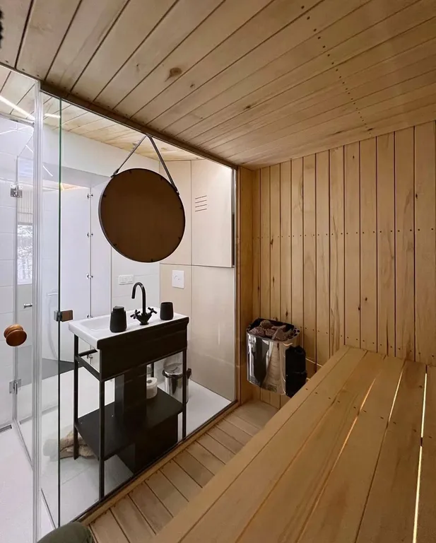 Коттедж Ультрасовременный домик для отдыха вдвоем с сауной, купелью, мангалом — Москва