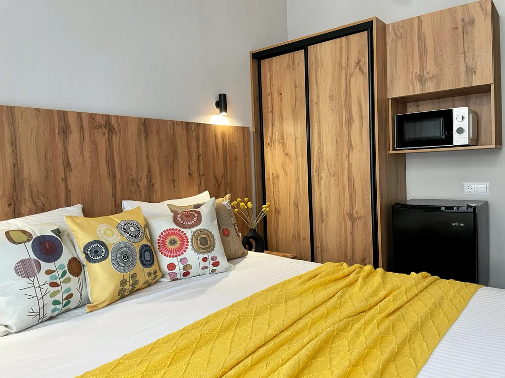 Апартаменты в 3 минутах от моря с маленьким балконом