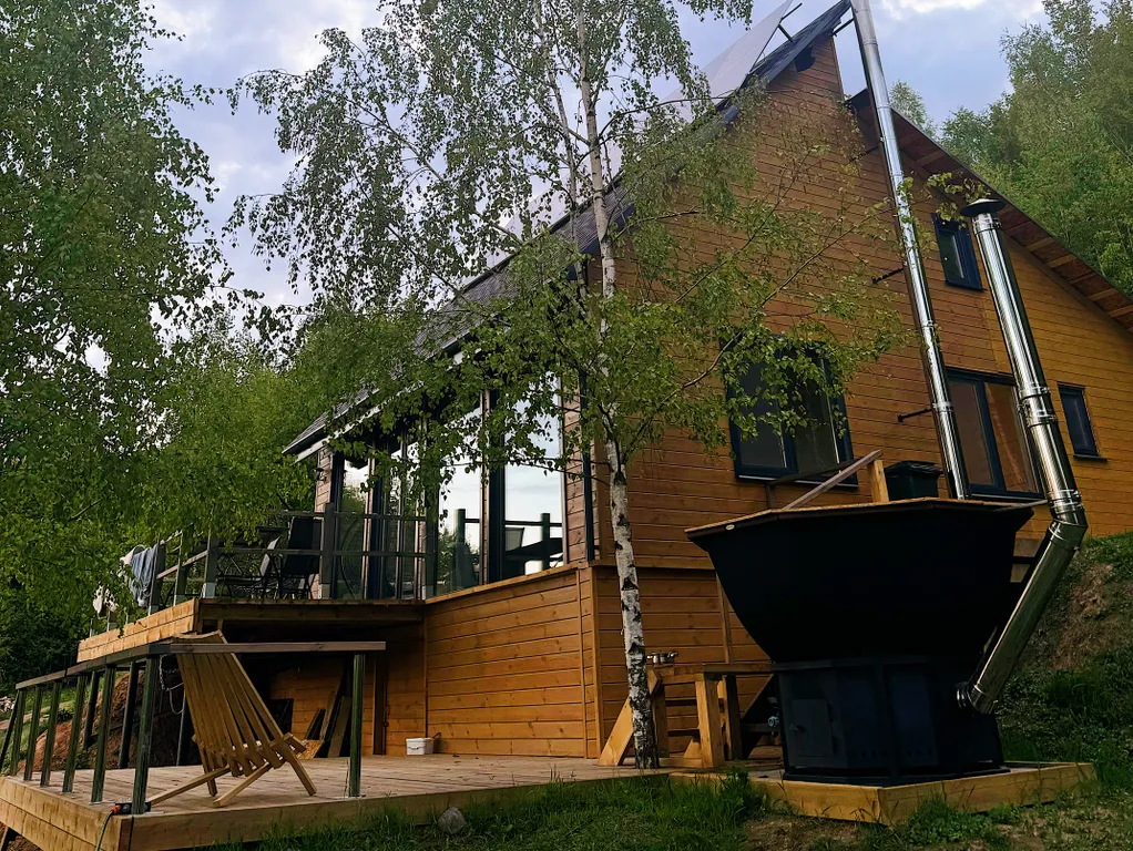 Усадьба без соседей, полное уединение. Баня, чан. Вид. Минск в 35мин.