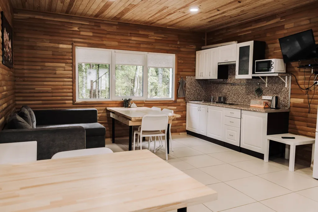 Коттедж Большой дом с баней и купелью — Иваново (Ленинградская область)