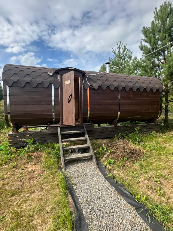 Коттедж Новый дом, барнхаус с баней и чаном на природе — Шумилово