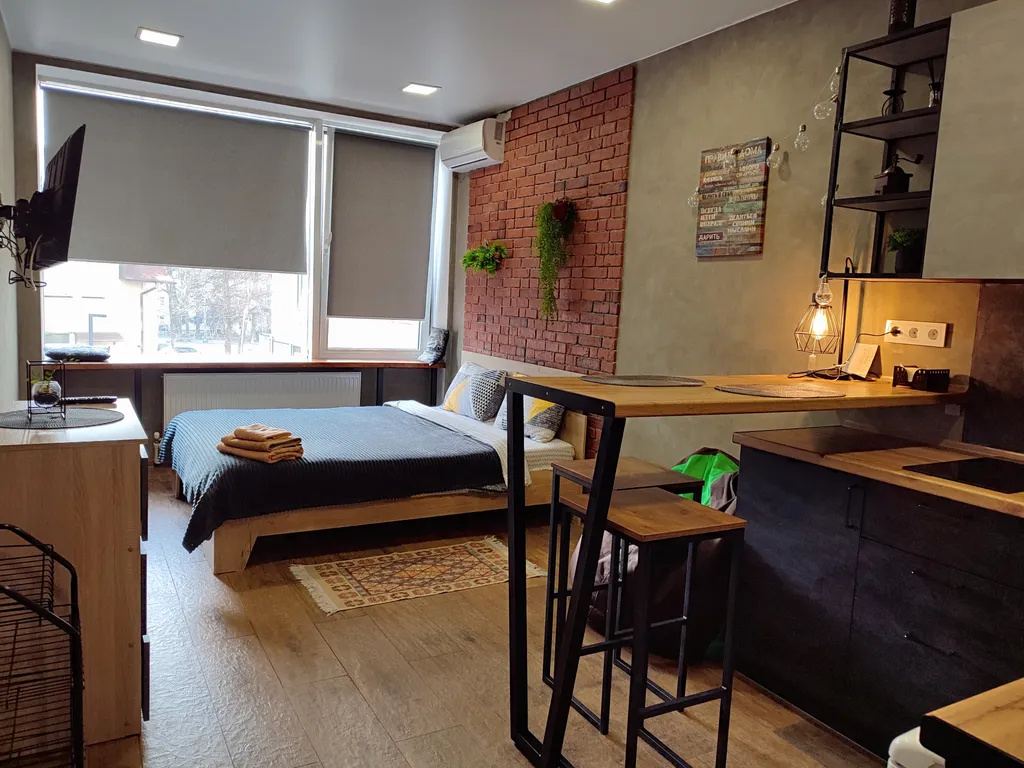 Стильная студия лофт