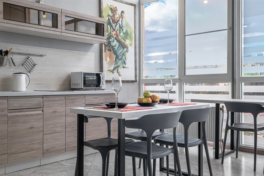 Просторная двухуровневая квартира с панорамой