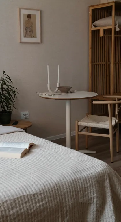 Студия с видом на лес