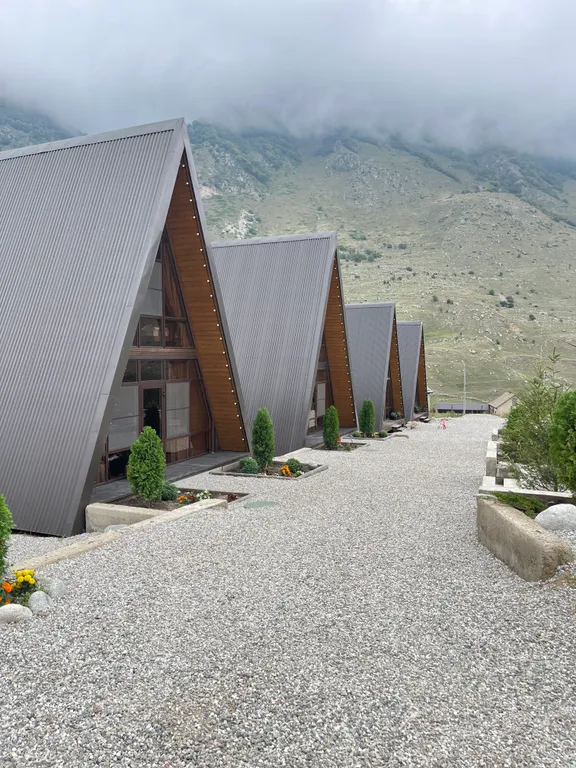 Коттедж А-фрейм дом с видом на на горы — аренда посуточно в Верхняя Балкария