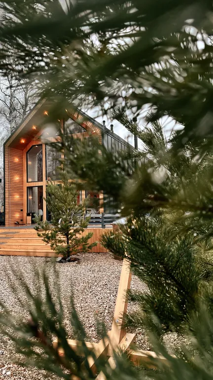 Коттедж Уютный дом с камином, чаном, мангальной зоной, видом на лес — Семеновское