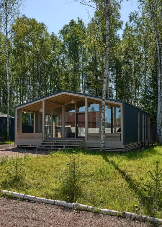 Дом Лахта с  баней на дровах