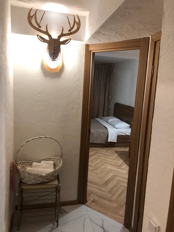 Уютная квартира с кухней, парковкой и морем за окном