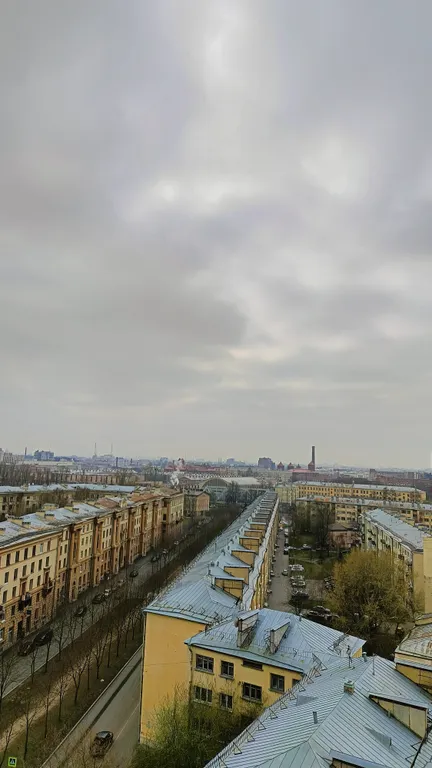 Квартира Квартира Уютная студия с видом на город — Санкт-Петербург