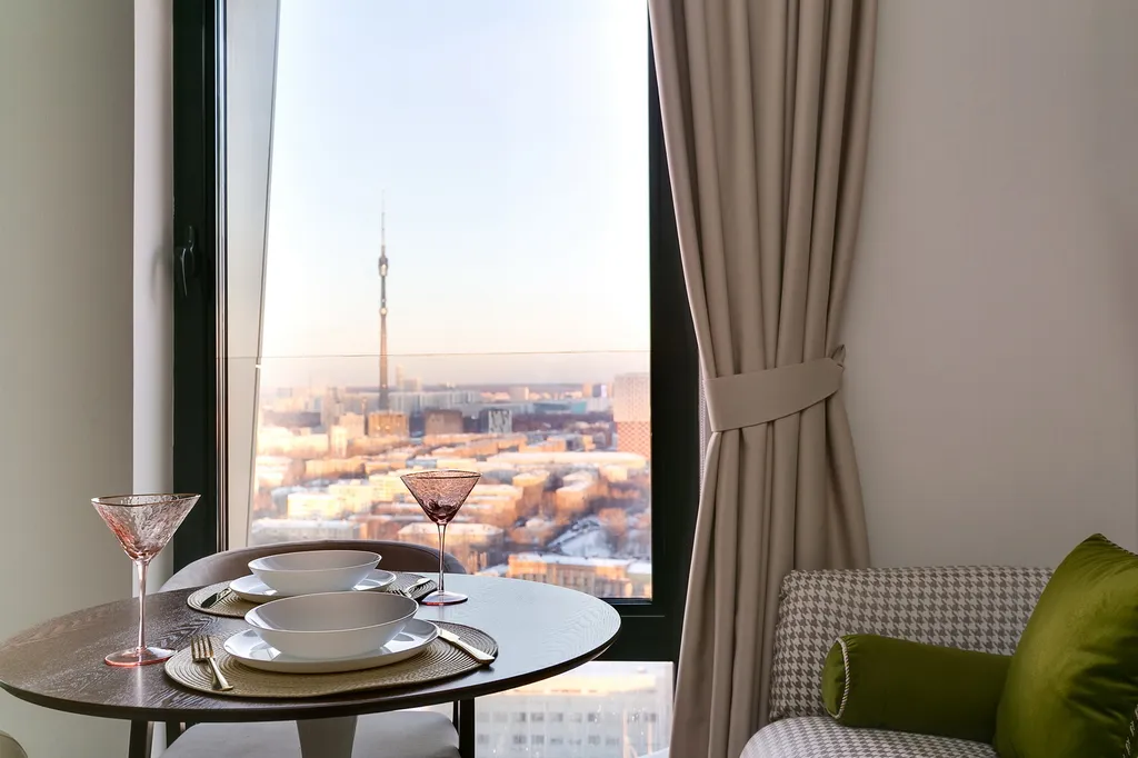 Квартира Квартира Видовая студия у метро Дмитровская — Москва