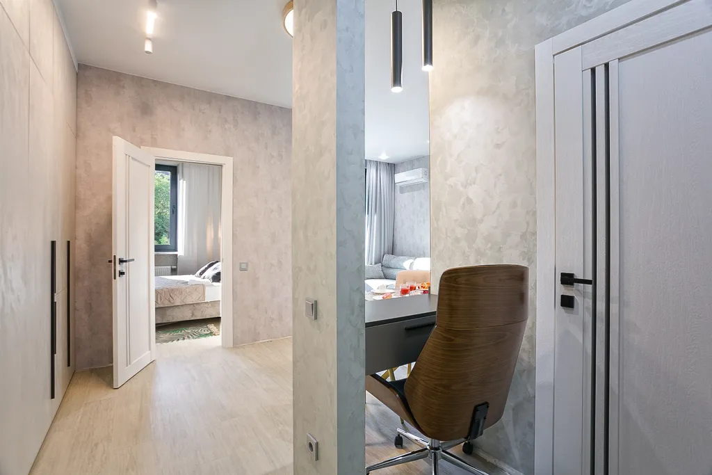 Однушка с террасой на парк возле моря в Скай плаза