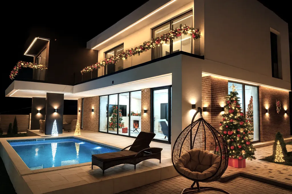 Коттедж Вилла с бассейном и баней — аренда посуточно в Высокое