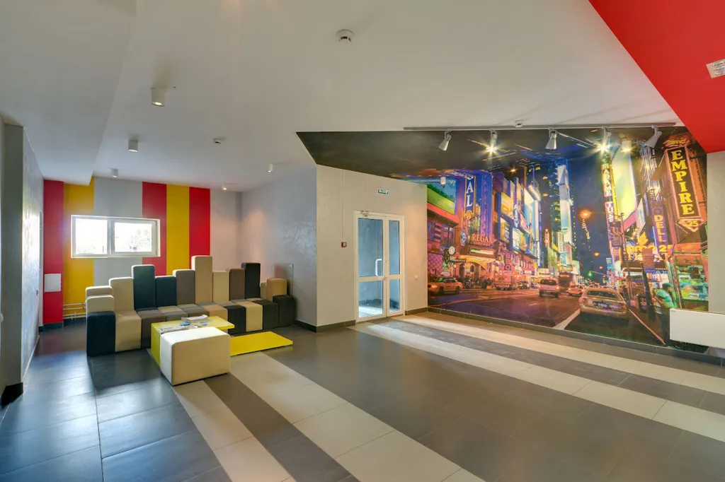 Студия Sky класса с шикарным видом на город