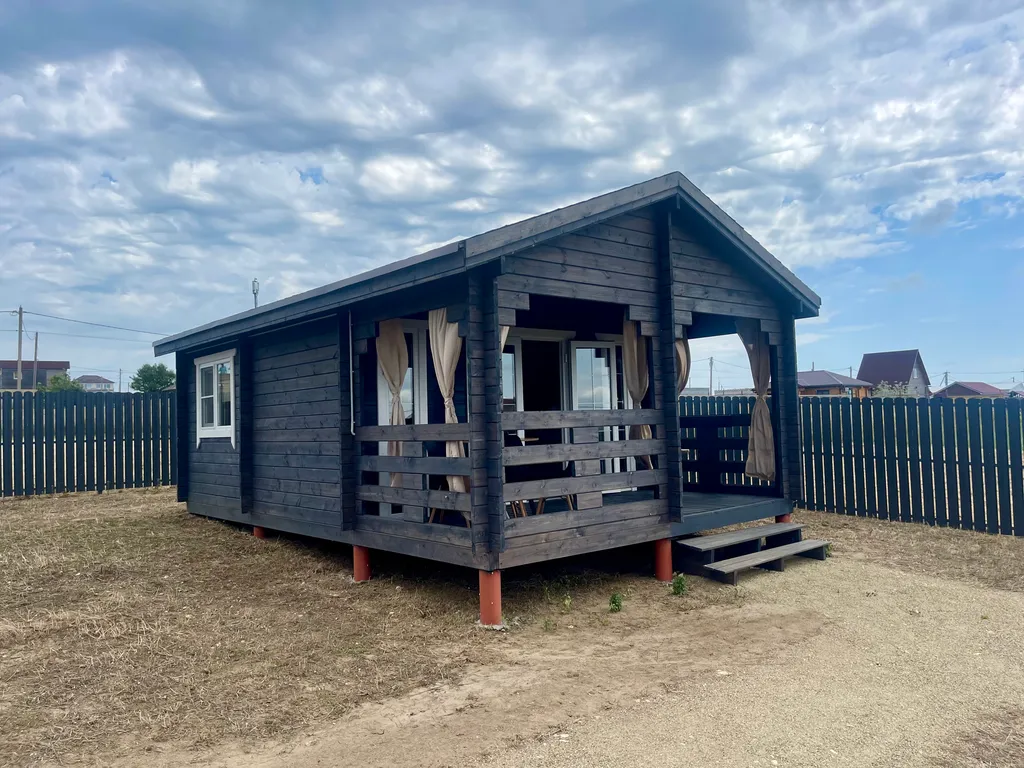 Коттедж Новый деревянный домик у моря — аренда посуточно в За Родину