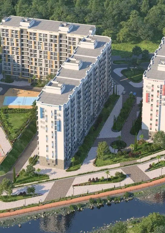 Квартира Комфортная квартира с панорамным видом в ЖК Летний Кудебста — Сочи