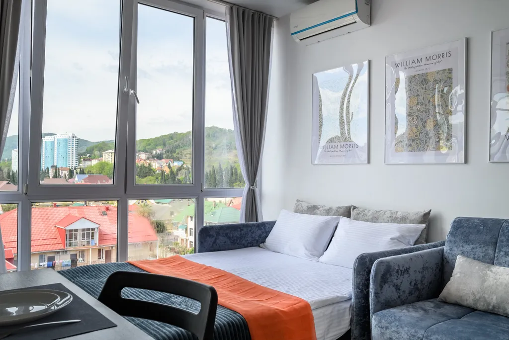 Уютная квартира с прекрасным видом из окна