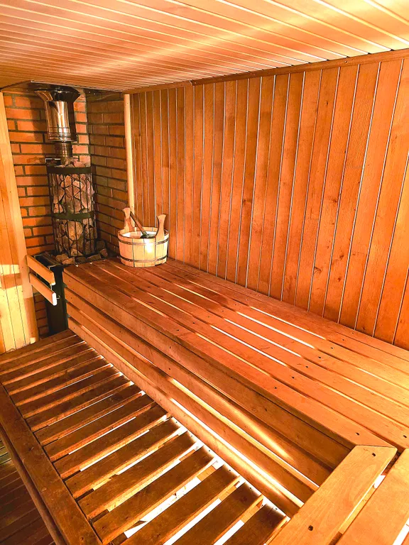 Дом с баней с панорамным видом на Минское море