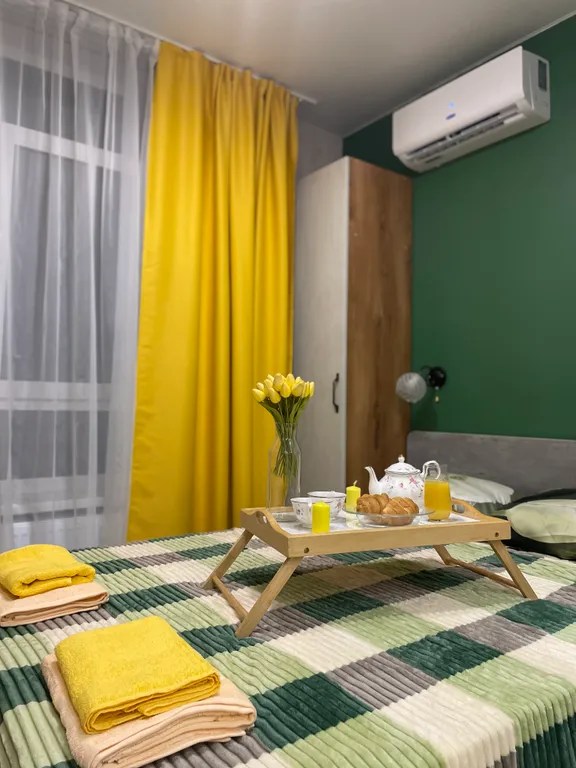 Уютная квартира в центре города Romantic house green