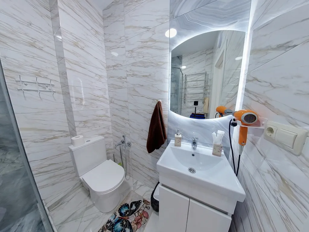 Квартира Квартира Апартамент мечты с прямым видом на море с просторного балкона — Лазаревское