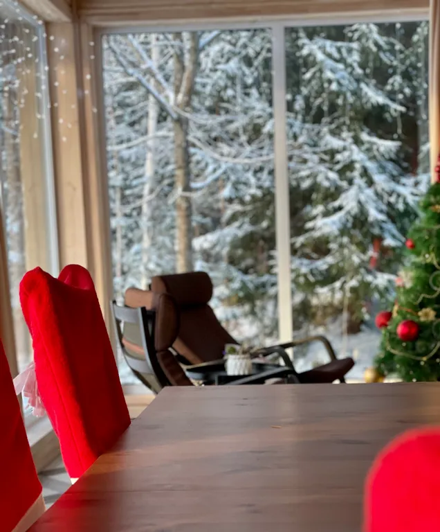 Одноэтажный дом с 2 спальнями, сауной и видом за Выборгский залив