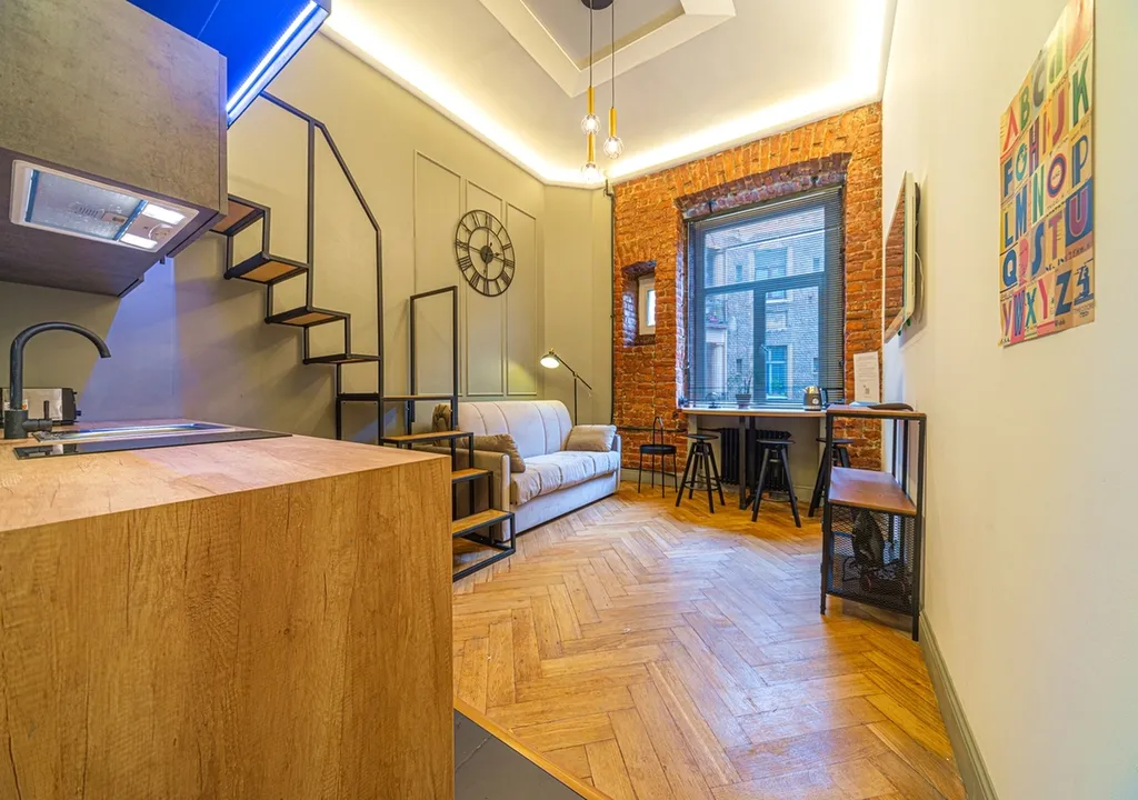 Квартира Квартира Loft in the center on Fontanka — Санкт-Петербург