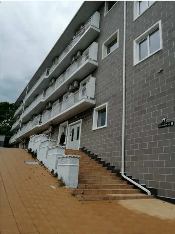 Студия с видом на море с обновленным ремонтом