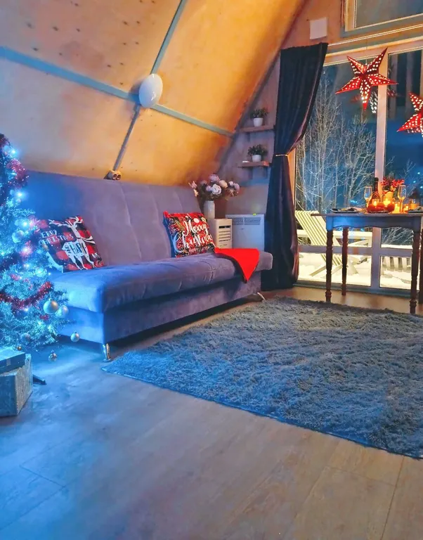 Дом коттедж А-Фрейм с баней на дровах A-frame Териберка