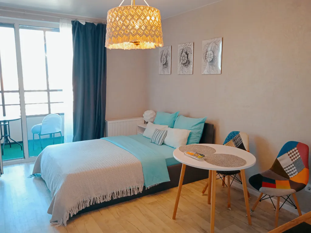 Квартира Квартира Солнечная студия в стиле бохо-сканди — Шушары