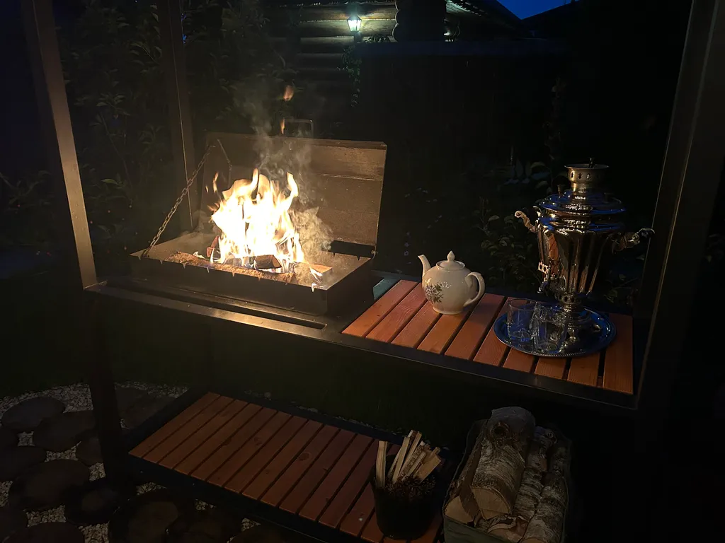 Двухэтажный дуплекс с камином и русской баней