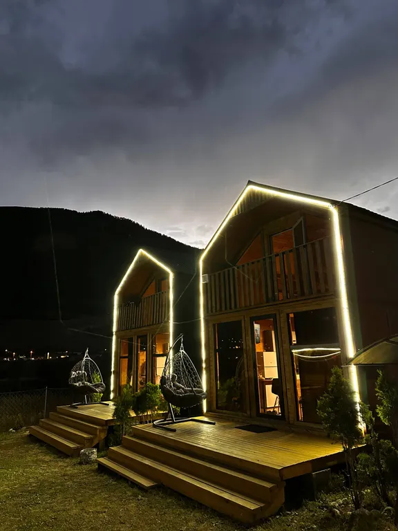 Барнхаус с шикарным видом на горы