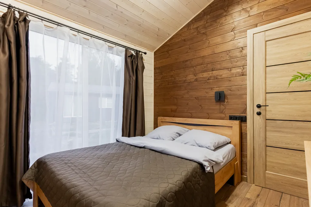 2-комнатный коттендж на границе с лесом, 69м²